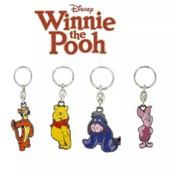 Walt Disney Winnie the Pooh - Tigger - Piglet - Eeyore Key Rings