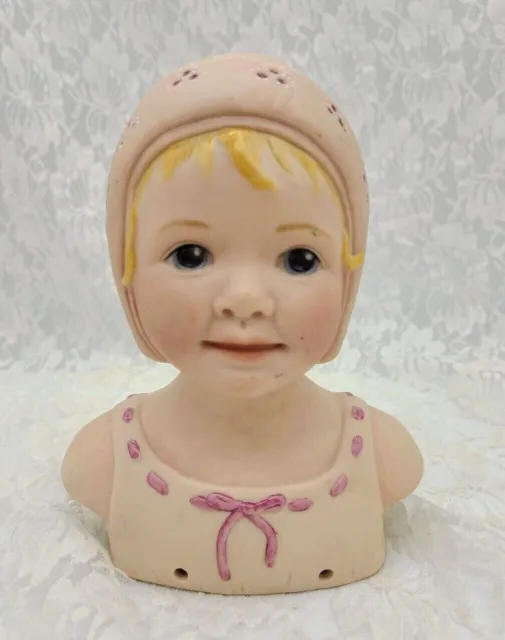 Reproduction PAINTED Bisque Head Michelle Severino Jewel Doll HEAD ONLY 1993