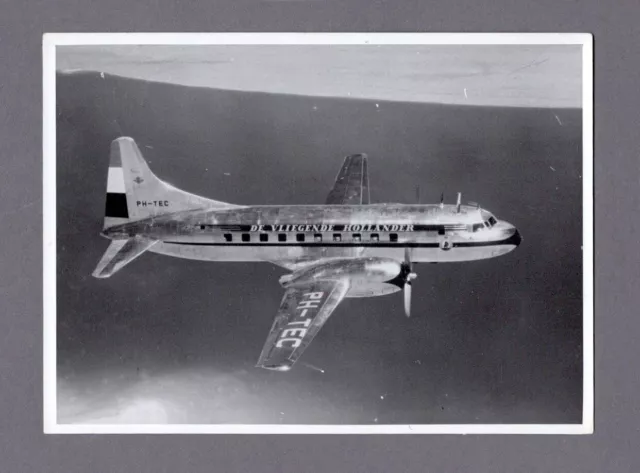 Klm Royal Dutch Airlines Convair Cv-240 Ph-Tec Vintage Airline Photo