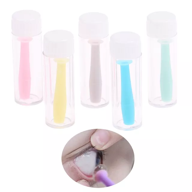 Handy Silicone Contact Lenses Small Suction Cups Stick Inserter Remover To;d'