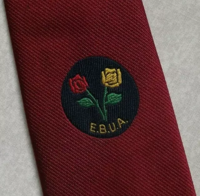 Tie Necktie Vintage Mens Crested CLUB ASSOCIATION EBUA 1970s 1980s