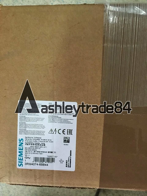 1 pz avviatore morbido nuovo Siemens 3RW4074-6BB44