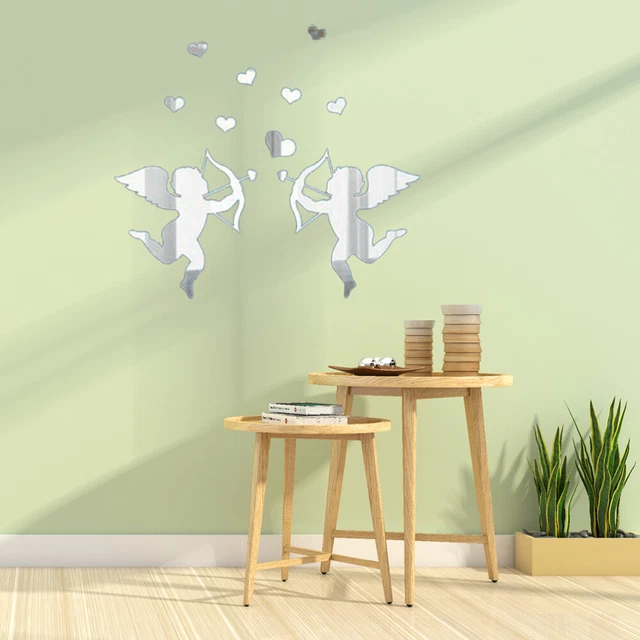 Specchi Adesivi Acrilici 4 Pezzi - 35x35 Cm Ciascuno, Infrangibili, Per Parete, Ideali Per Trucco E Decorazione - Foto 7