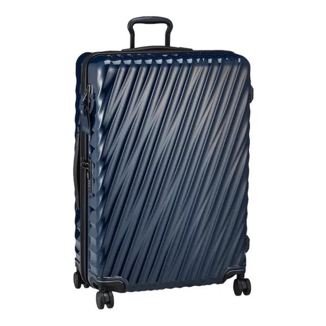 Tumi 19 Degree 30” Expandable Navy Gloss Suitcase Spinner Luggage