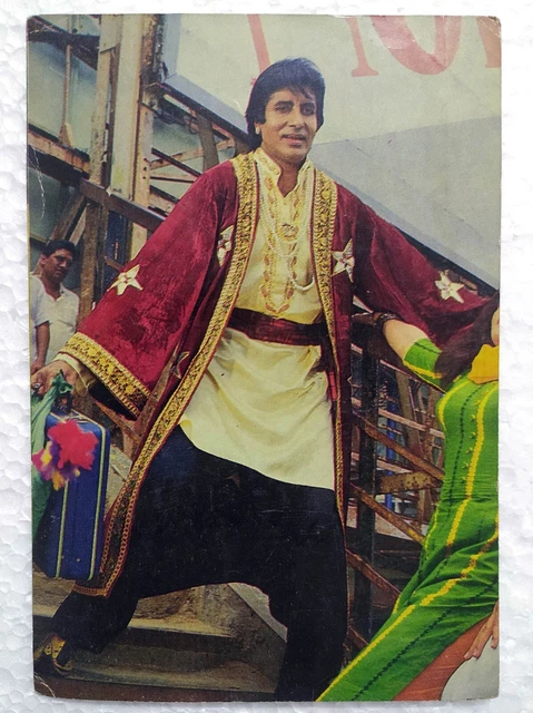 BOLLYWOOD ACTOR AMITABH Bachchan Rare old Original Post card Postcard India $12.74 - PicClick