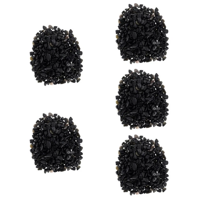 5 set acquario pesce pietra paesaggistica pietre nere vasi riempimento rocce decorazione