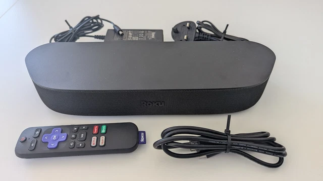 ROKU 9102X STREAMBAR Streamer Soundbar 4K HD Black (VGC, FREE & FAST UK ...
