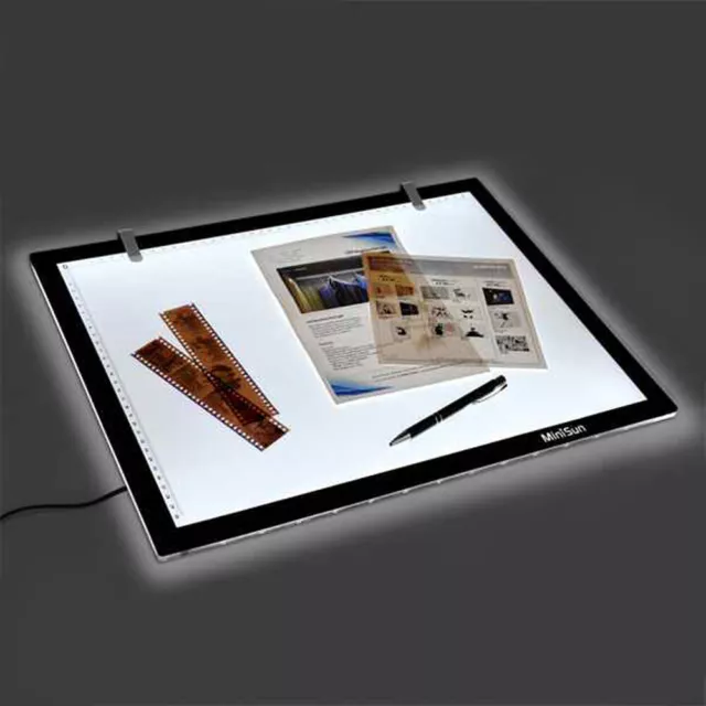 A3 Licht Pad LED Kunst & Handwerk Schreibtisch Lampe Box Pad Ultra Slim 8 mm Dünn