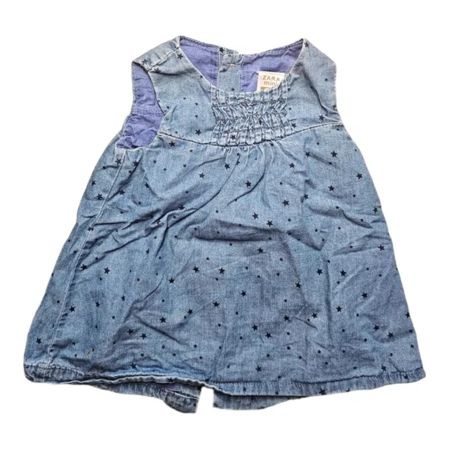 Mignon Étoiles Zara Bébé Robe Taille 3-6M 62 68 Printemps Été