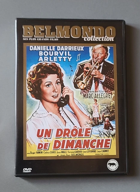 DVD UN DROLE DE DIMANCHE - Jean Paul BELMONDO / Danielle DARRIEUX / BOURVIL