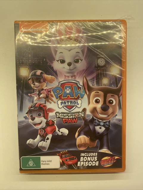 Paw Patrol Mission Paw DVD Region 4 PAL BRAND NEW SEALED - FREE TRACKED POSTAGE