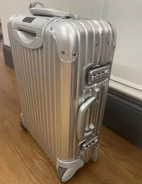 Rimowa Original Cabin SILVER Aluminum Carry-On Bag Luggage Suitcase