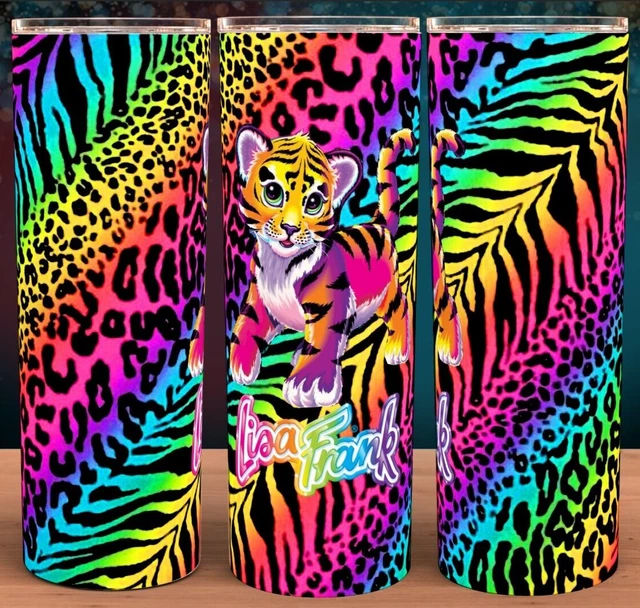 LISA 90S FRANK Hunter Cheetah Rainbow 90s Tumbler 20oz with lid and ...