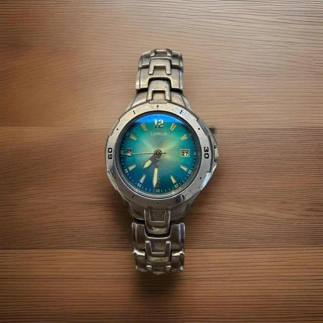 LADIES LORUS DATE PC22-X023 stainless steel quartz dress  display picture 2