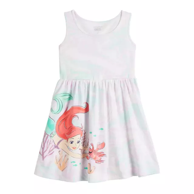 Disney's The Little Mermaid Ariel Girls Size 10 Adaptive Skater Dress