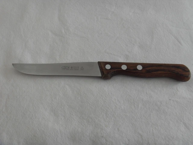 Güde Küchenmesser Universalmesser, Handabzug , Alte Serie , Holzgriff Olive ? ,