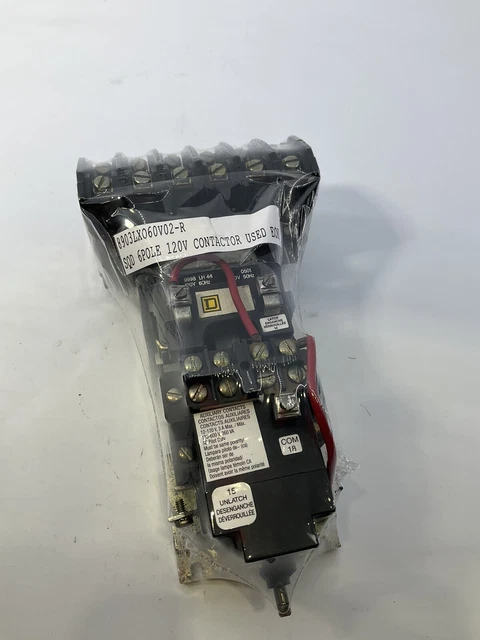8903Lxo60V02 Square D 6Pole 120V Contactor