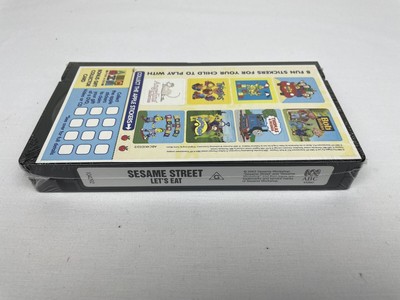 SESAME STREET - Let's Eat Funny Food Songs - VHS - New Sealed Tape! $55