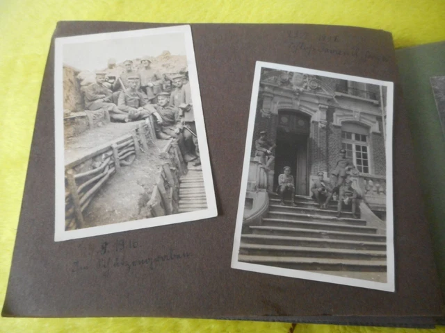 29 Foto 1wk Album Fotoalbum Soldat Füs. RGT 40 Achen Triberg Portrait Frau EK 8