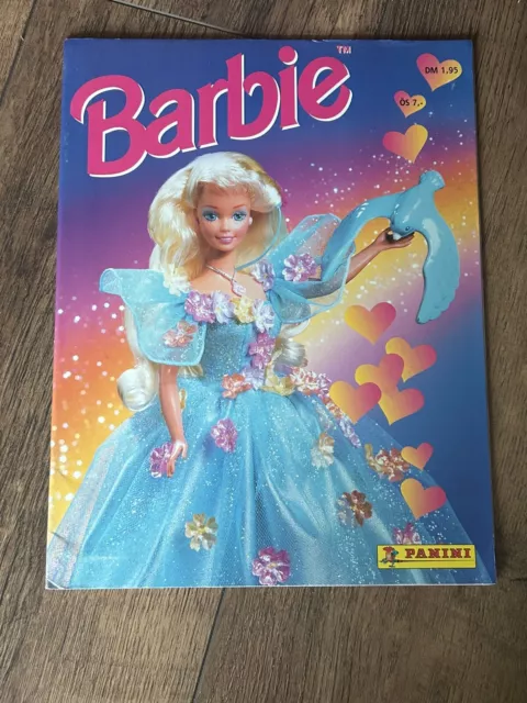 Panini Barbie Vintage Empty Sticker Album See Photos
