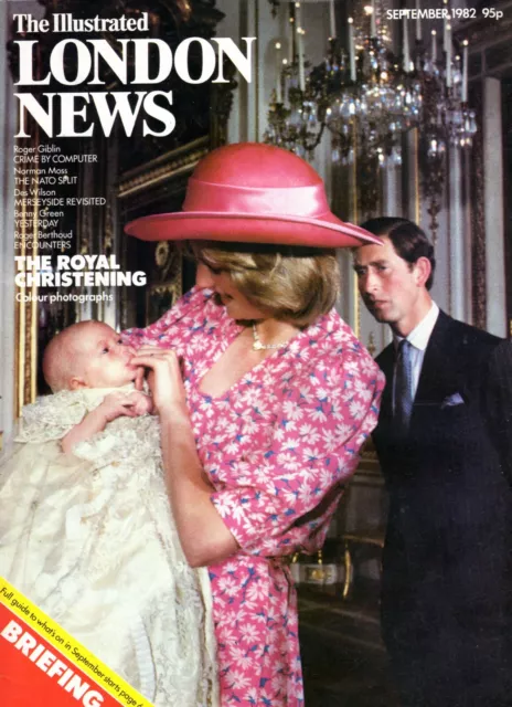 THE ILLUSTRATED LONDON NEWS: September 1982-The Royal Christening  Charles/Diana