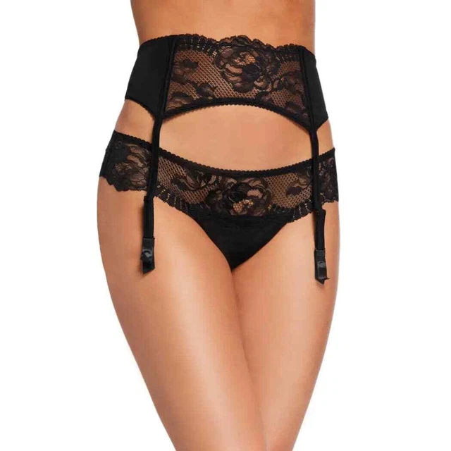 La Perla Brigitta Floral-Lace Garter Belt NWT US Small Lingerie