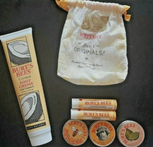 Pacchetto Api Burt's Pampering_ Crema Piedi, Unguento A Mano, Crema Cuticole, Balsami E Latta