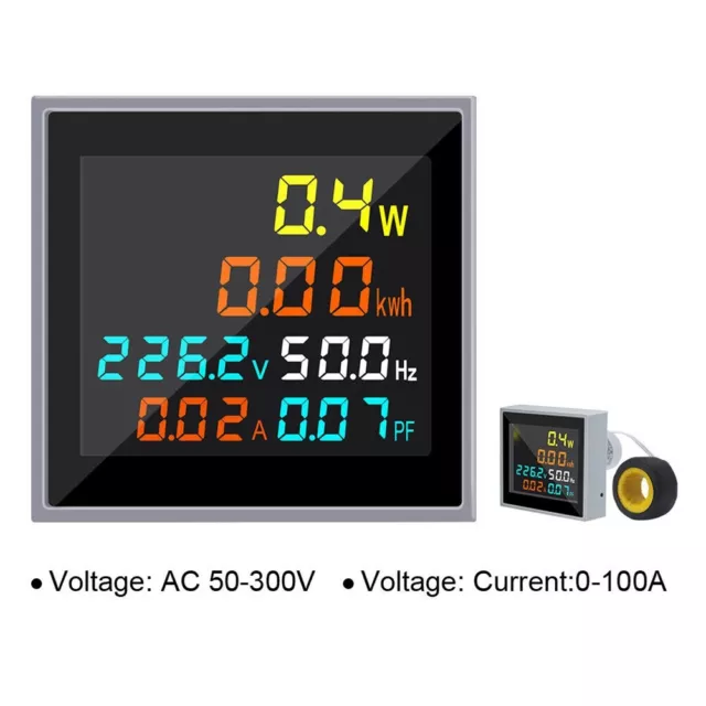 Ampèremètre Puissance Mètre Ampèremètre Actuel Fréquence Inspection LCD Mesure