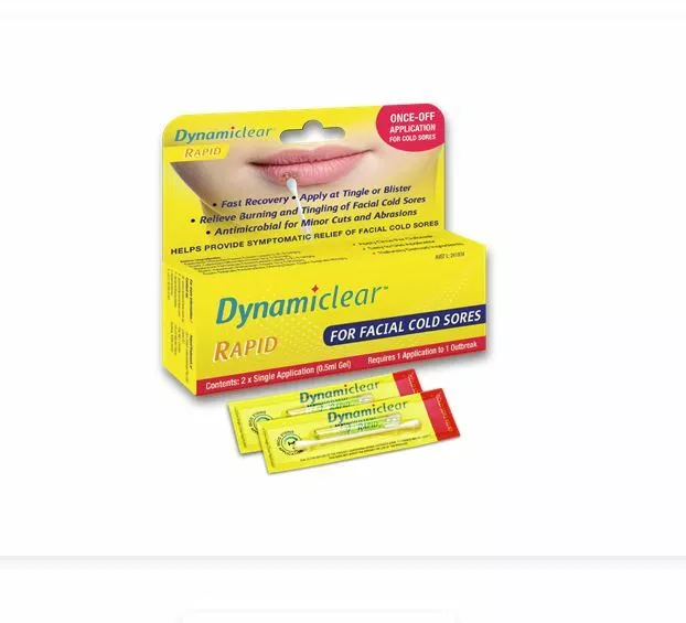 6 x Twin Pack DYNAMICLEAR RAPID * 12 Single Dose Application * suits cold sore