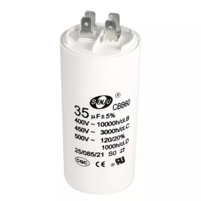 35uF 450V AC CBB60 Run Capacitor  for Air Compressor Water Pump Motor