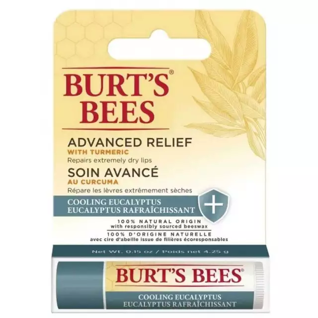 Burts Bees Advanced Relief Lippenbalsam - Cooling Eucalyptus
