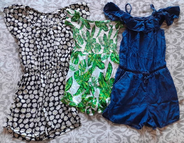 Bundle Of Girls Clothes Age 10-11 Inc Loungewear Activewear Playsuits Tops Etc 3