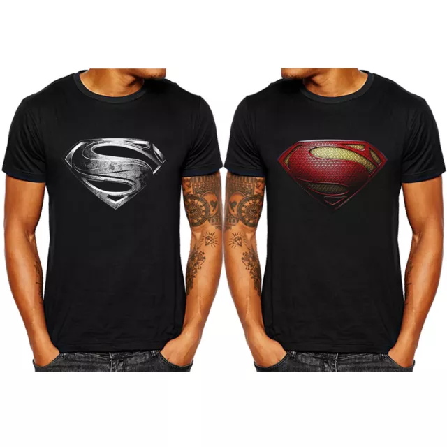 T-Shirt Superman Héros Comic Marvel Avengers DC Super-héros Man de Steel NEUF