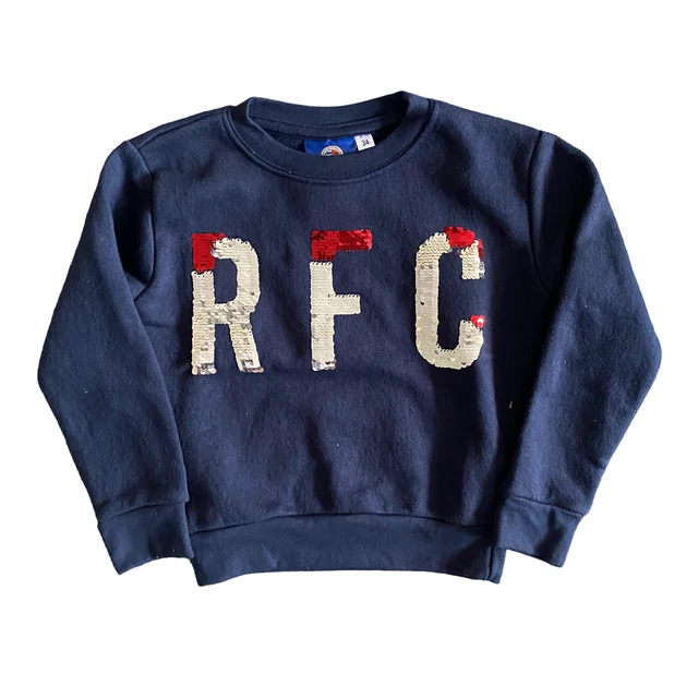 Felpa Reading Football Bambino Felpa Paillettes Navy - Nuova