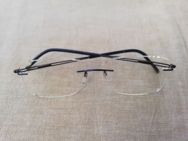 Brille SILHOUETTE Brillenfassung  TITAN randlos  guter gebrauchten Zustand TOP!