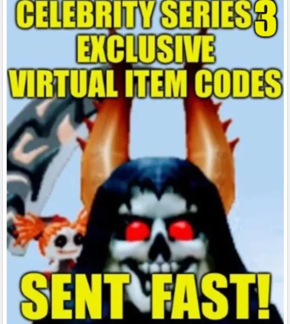 Roblox Celebrity Series 2 Otakufaic Face *CODE ONLY MESSAGED