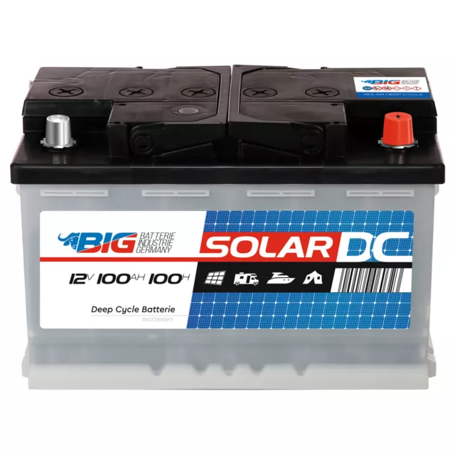SOLIS Gel Batterie 100AH 12V Solar Boot Wohnmobil Schiff