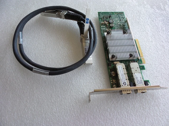 HP 10GB 2-Port Ethernet Adapter 530SFP+ - Model 652503-B21 For High-Speed Networking