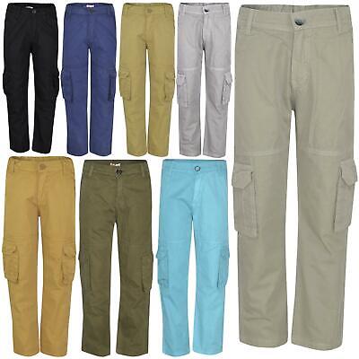 Kids Boys Youth BDU Ranger 6-Pocket Combat Cargo Trousers Fashion Pants 5-13 Yrs
