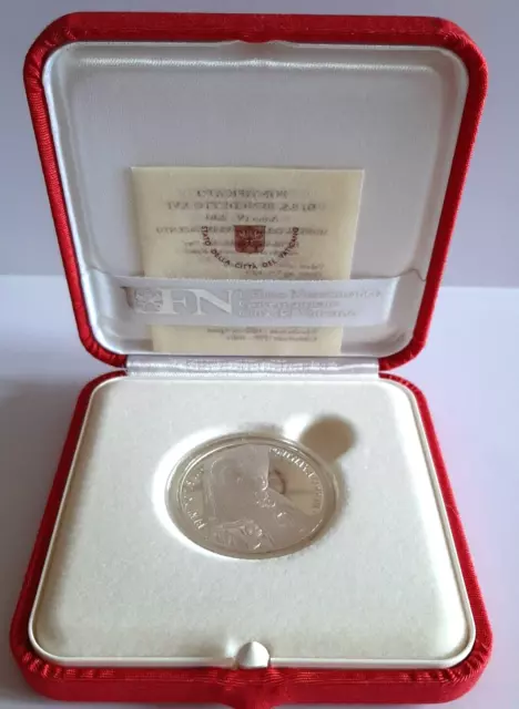 Xli Día Mundial Della Paz 2008 - Moneda Conmemorativo de Plata