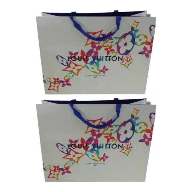 LOUIS VUITTON Shopping Bag Authentic Empty Paper Gift Bag (14x10x4.5)