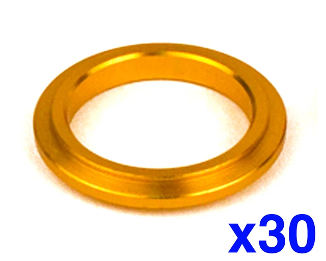 Lega Go Kart 17 mm distanziatore ruota asse stub 5 mm oro x 30 Karting Racing Race