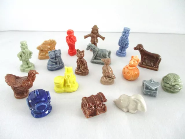 WADE, Whimsies, USA Red Rose Tea, Mixed Lot Of 18, Animals, Figures, Nautical