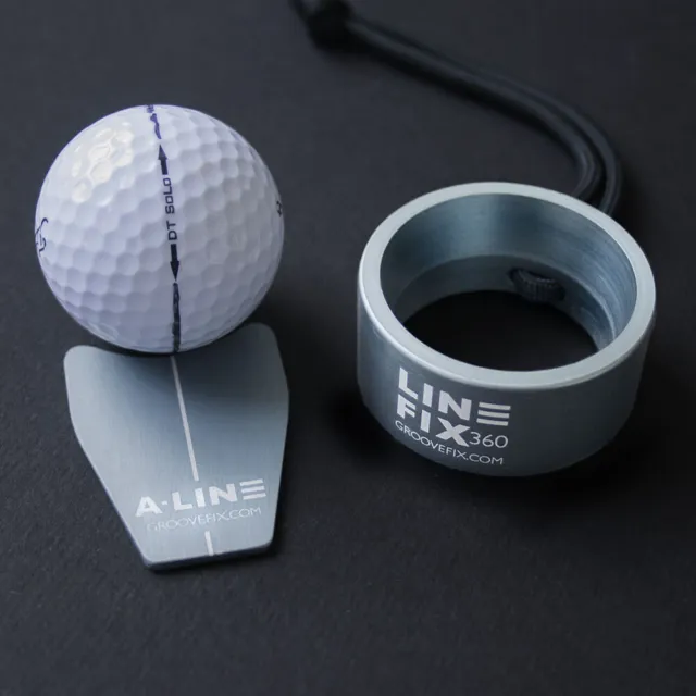 Groovefix Golf Ball Line Marker & Putt Alignment Marker (Bull Shape) Bundle