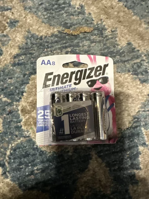 Energizer L91SBP-8 AA Batteries 8 Pcs Exp 2048