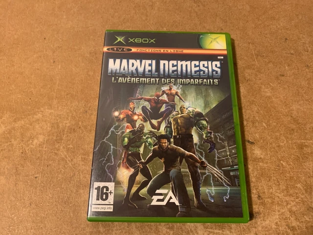 Jeu Xbox Marvel Nemesis : L'Avènement Des Imparfaits, Version PAL FR Complète, Bon État