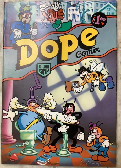 Dope Comix 1 Underground Kitchen Sink 1978 Comic Book 1st