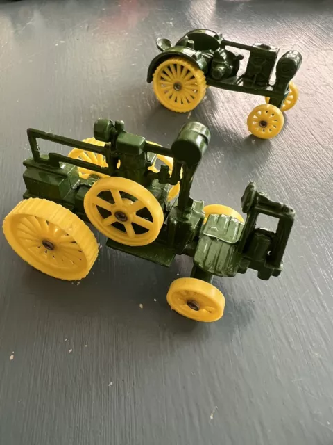 Vintage ERTL 1892 Froelich Tractors Diecast John Deere Made in the USA Lot of 2