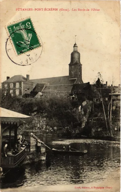 CPA PUTANGES-PONT-Écépin - Les Bords de l'Orne (355824)