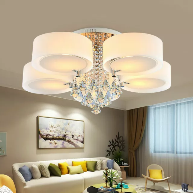 Lampadario cristallo lampada da soffitto lampada da soffitto illuminazione soggiorno LED